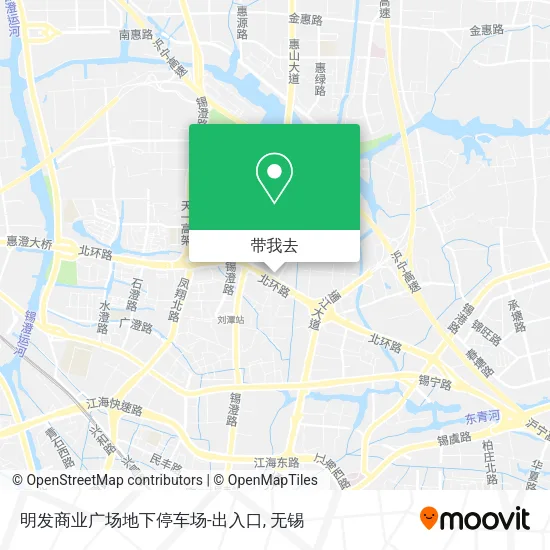 明发商业广场地下停车场-出入口地图