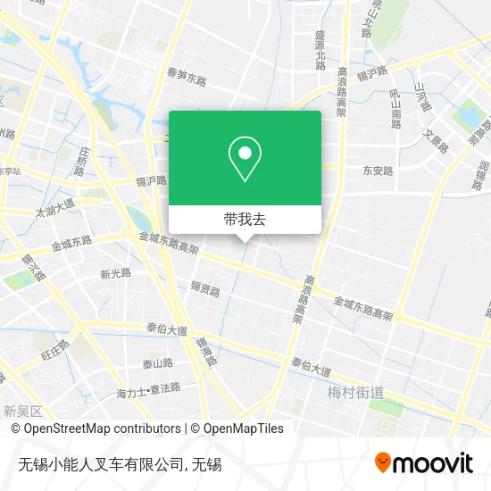 无锡小能人叉车有限公司地图