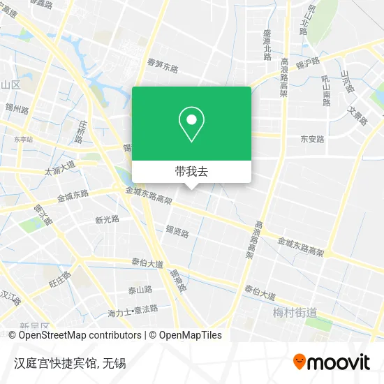 汉庭宫快捷宾馆地图