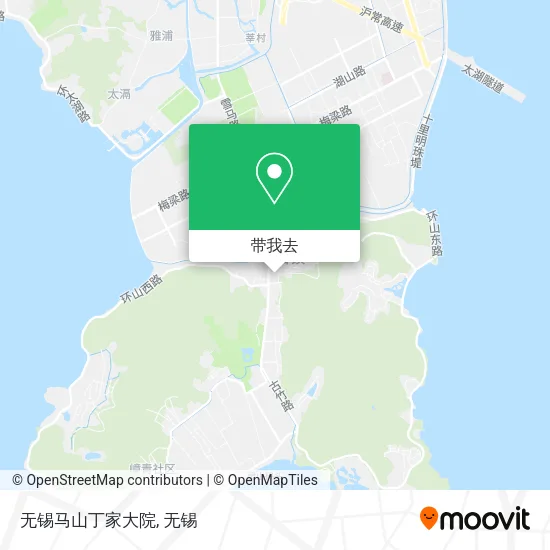 无锡马山丁家大院地图