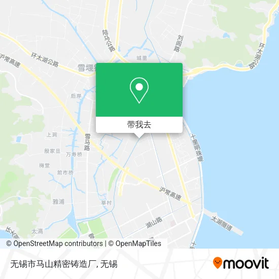 无锡市马山精密铸造厂地图