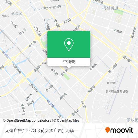 无锡广告产业园(欣荷大酒店西)地图