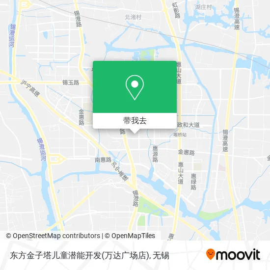 东方金子塔儿童潜能开发(万达广场店)地图