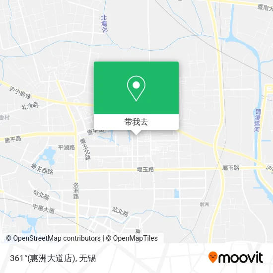 361°(惠洲大道店)地图