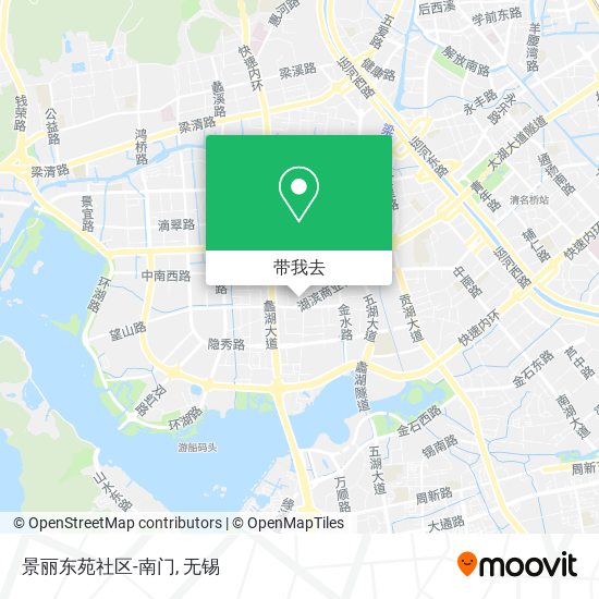 景丽东苑社区-南门地图