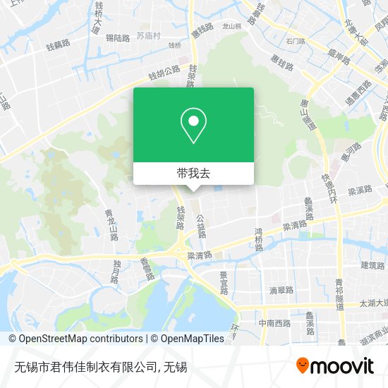 无锡市君伟佳制衣有限公司地图