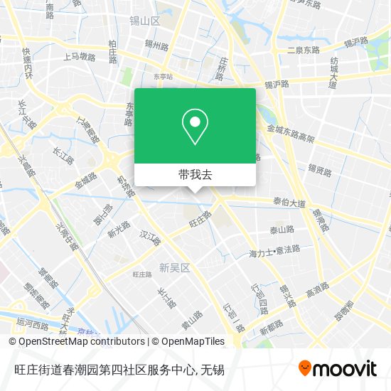 旺庄街道春潮园第四社区服务中心地图