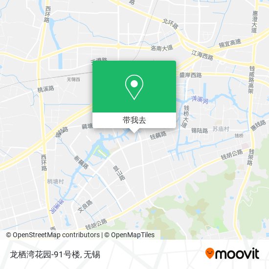 龙栖湾花园-91号楼地图