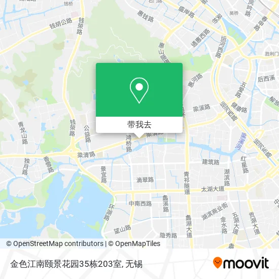 金色江南颐景花园35栋203室地图