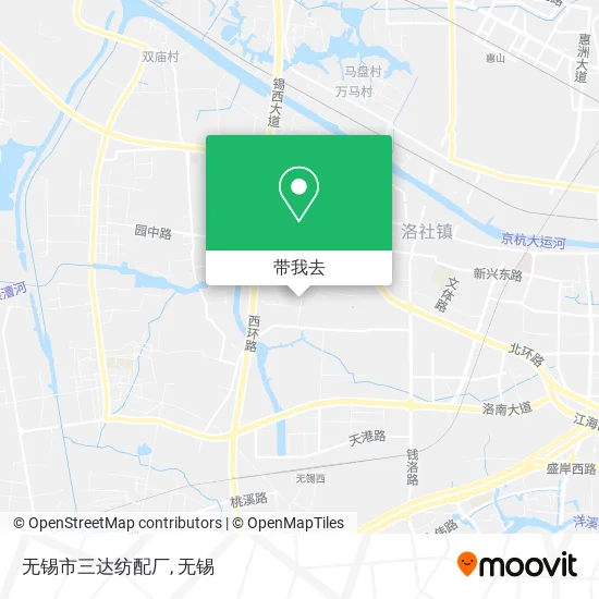 无锡市三达纺配厂地图