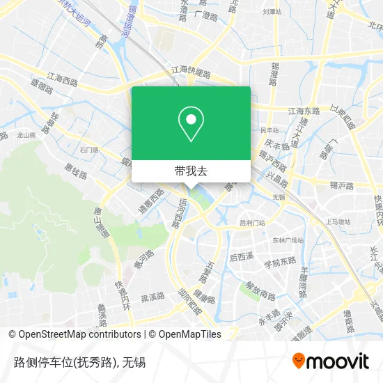 路侧停车位(抚秀路)地图