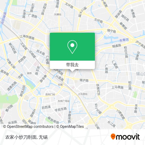 农家小炒刀削面地图