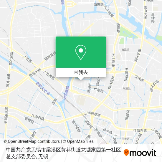 中国共产党无锡市梁溪区黄巷街道龙塘家园第一社区总支部委员会地图
