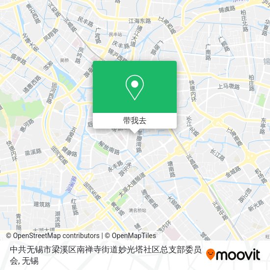 中共无锡市梁溪区南禅寺街道妙光塔社区总支部委员会地图