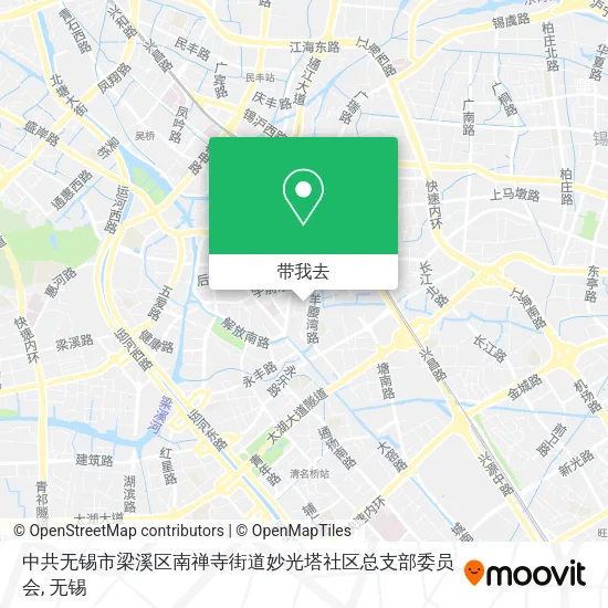 中共无锡市梁溪区南禅寺街道妙光塔社区总支部委员会地图