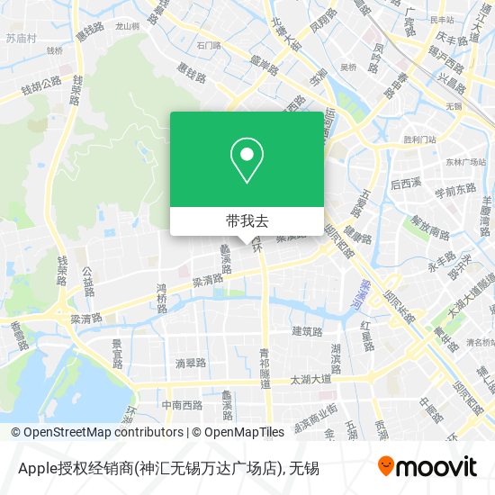 Apple授权经销商(神汇无锡万达广场店)地图