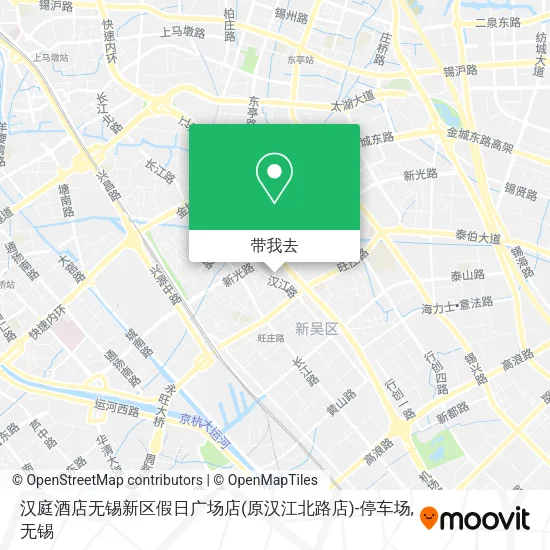 汉庭酒店无锡新区假日广场店(原汉江北路店)-停车场地图