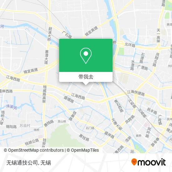 无锡通技公司地图