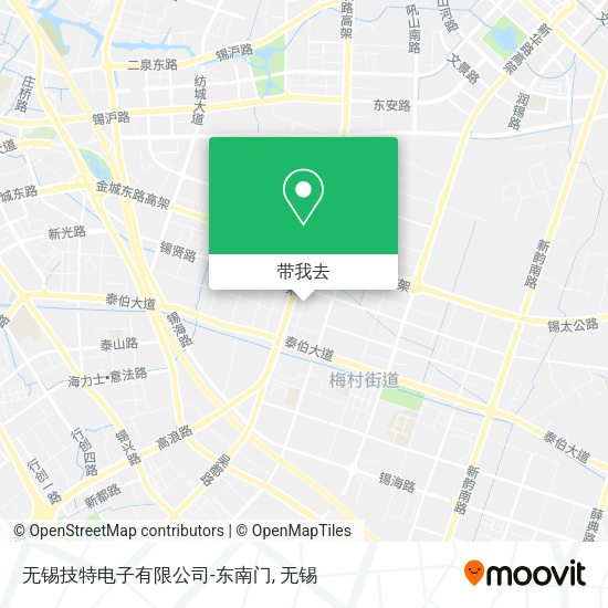 无锡技特电子有限公司-东南门地图