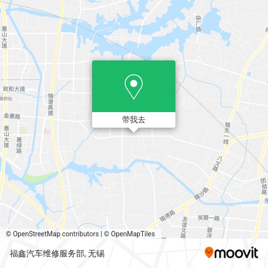 福鑫汽车维修服务部地图