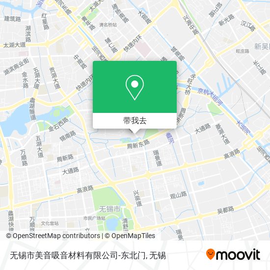 无锡市美音吸音材料有限公司-东北门地图