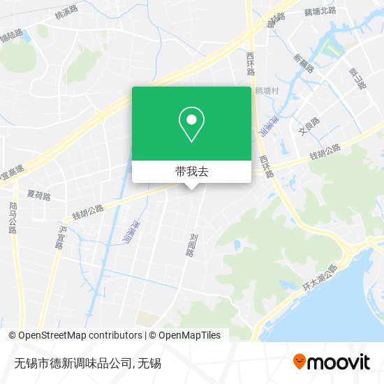 无锡市德新调味品公司地图