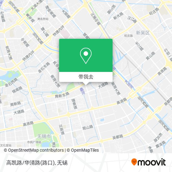高凯路/华清路(路口)地图