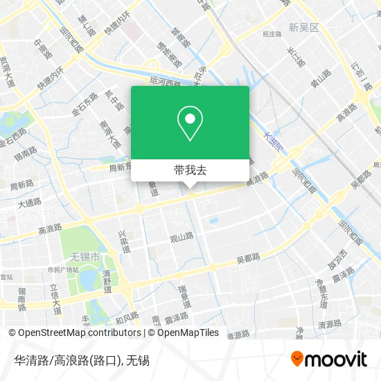 华清路/高浪路(路口)地图