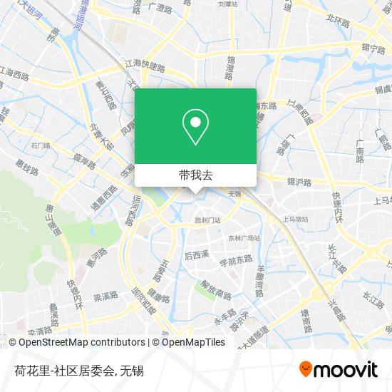 荷花里-社区居委会地图