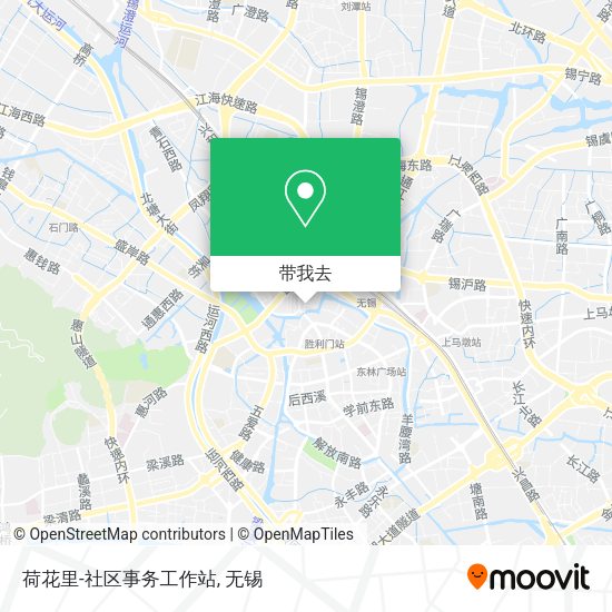 荷花里-社区事务工作站地图