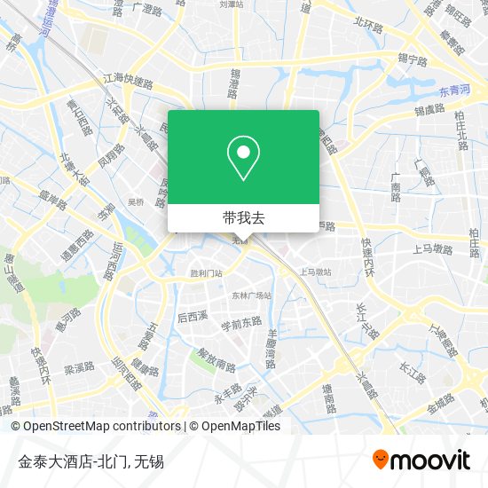 金泰大酒店-北门地图