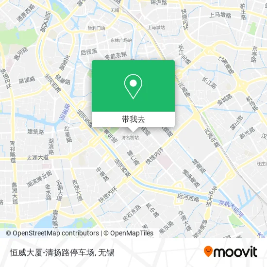 恒威大厦-清扬路停车场地图