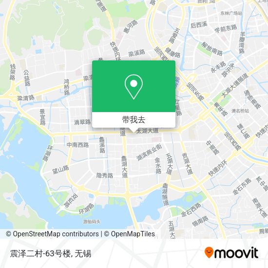 震泽二村-63号楼地图