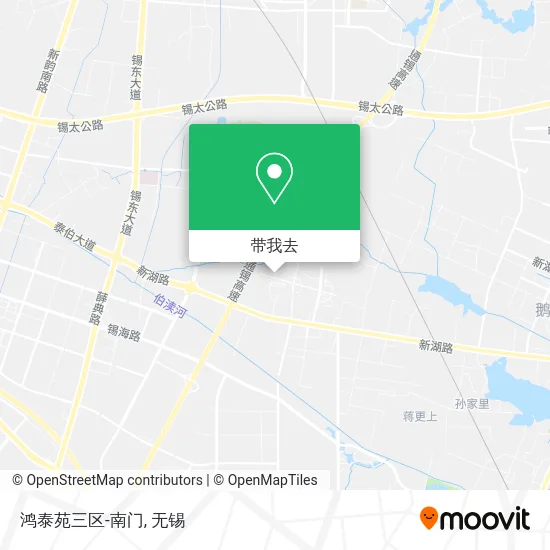 鸿泰苑三区-南门地图