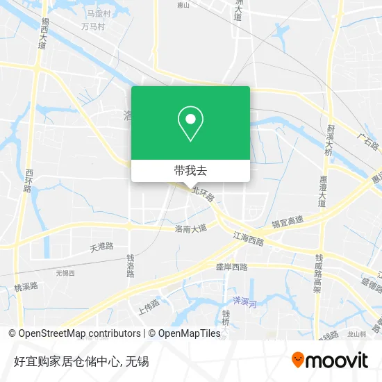 好宜购家居仓储中心地图