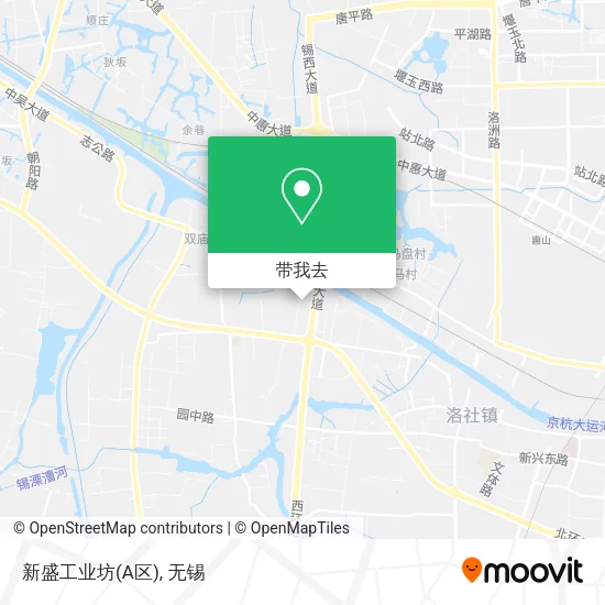 新盛工业坊(A区)地图