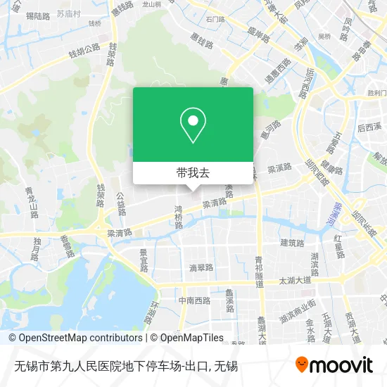 无锡市第九人民医院地下停车场-出口地图