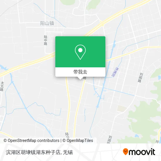 滨湖区胡埭镇湖东种子店地图