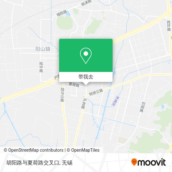 胡阳路与夏荷路交叉口地图