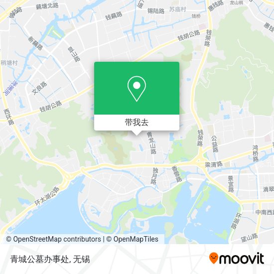 青城公墓办事处地图