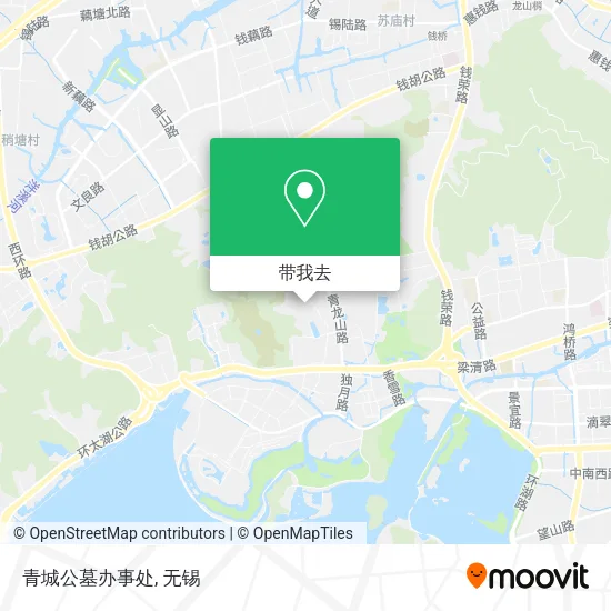 青城公墓办事处地图