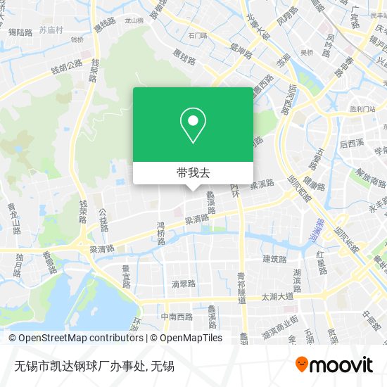 无锡市凯达钢球厂办事处地图