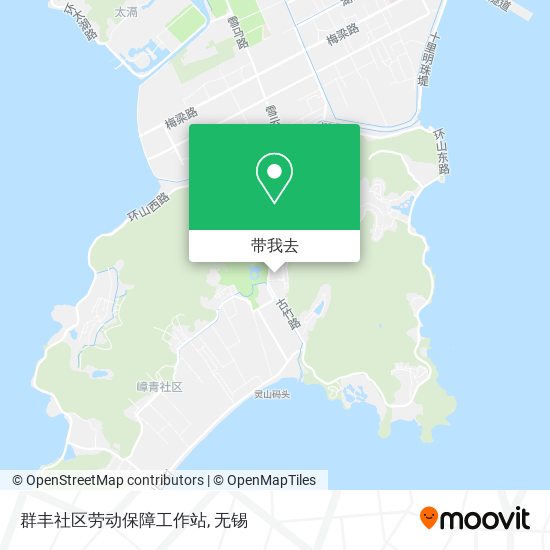 群丰社区劳动保障工作站地图
