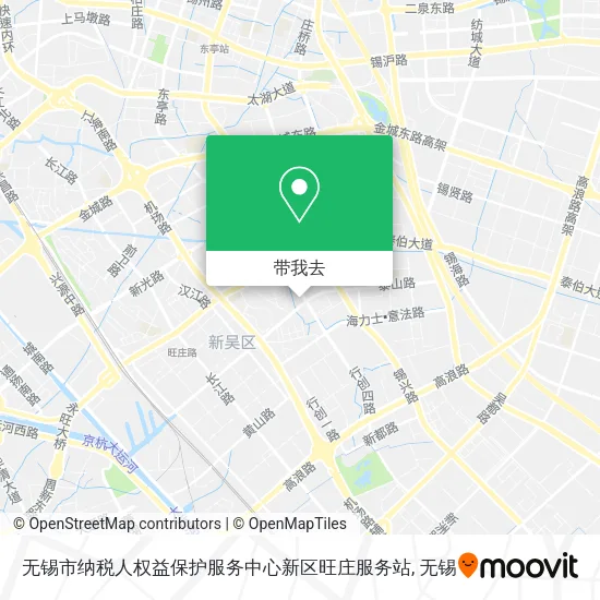 无锡市纳税人权益保护服务中心新区旺庄服务站地图