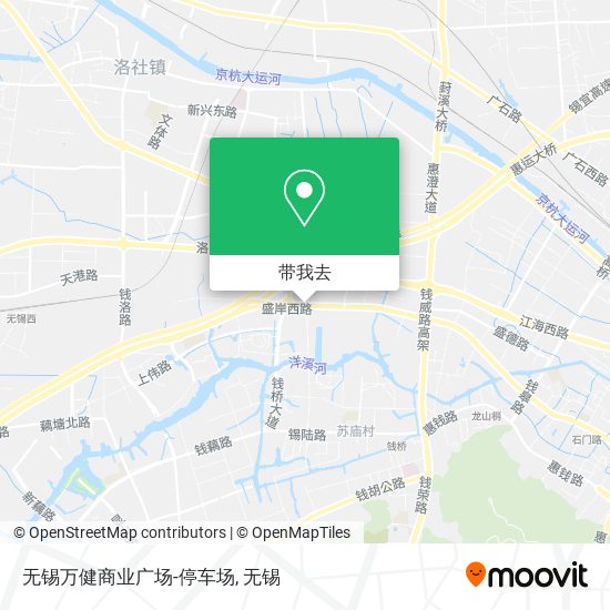 无锡万健商业广场-停车场地图