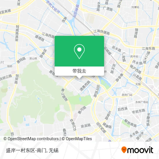 盛岸一村东区-南门地图