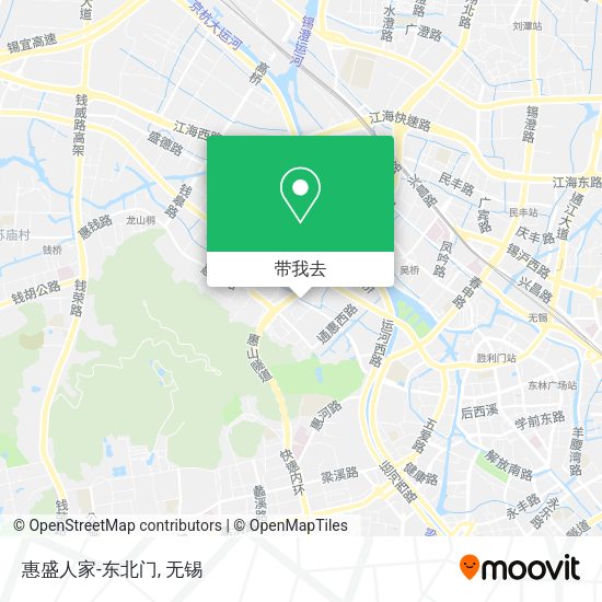 惠盛人家-东北门地图