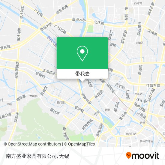 南方盛业家具有限公司地图