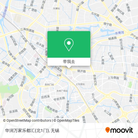 华润万家乐都汇(北1门)地图