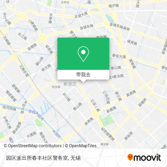 园区派出所春丰社区警务室地图